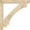 Ekena Millwork Imperial Craftsman Rough Sawn Bracket w/ Offset Brace, Douglas Fir, 6"W x 40"D x 40"H BKT0604X40X40IMP04RDF - alternate 3